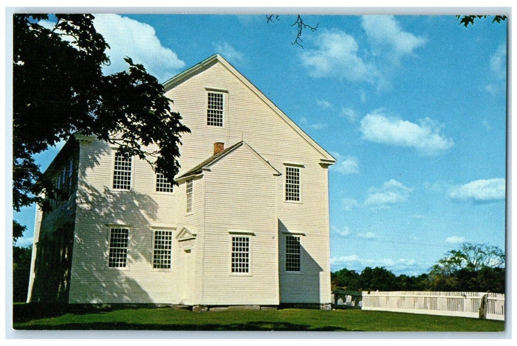 c1960's The Old Meeting House Rockingham Vermont VT Unposted Vintage Postcard