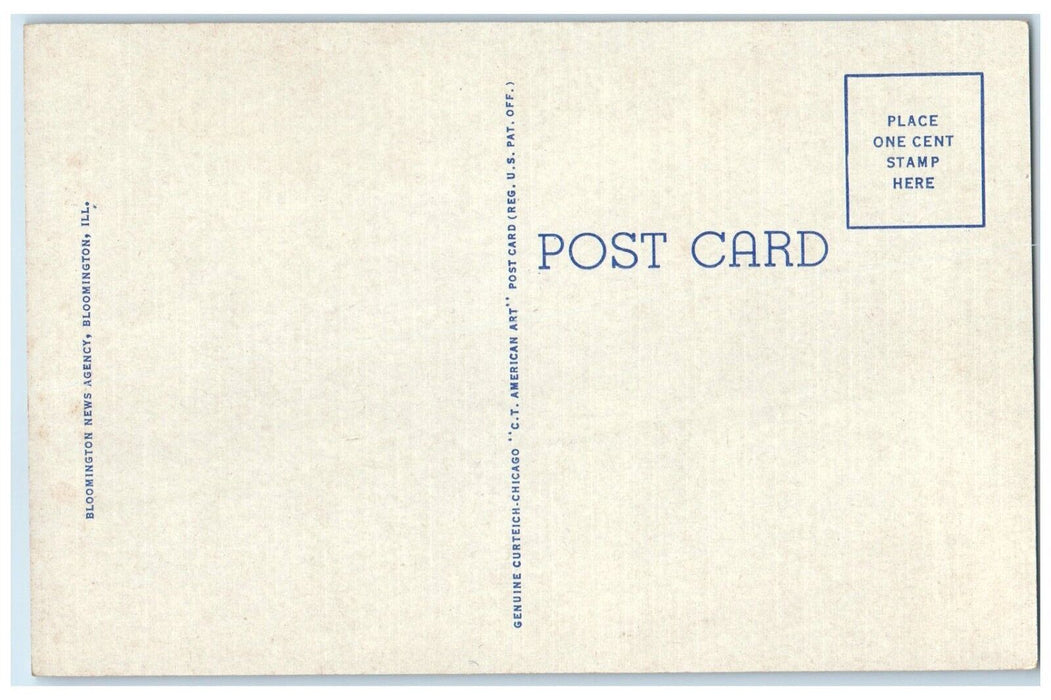 Milner Library On The Illinois State Normal University Campus Normal IL Postcard