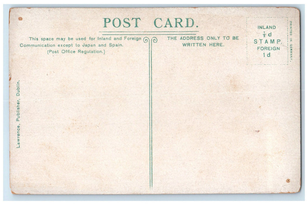 c1910 Science and Art Museum Dublin Ireland Horse Carriage Antique Postcard