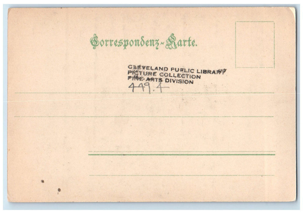 c1905 View of Prebischtor Bohm Switzerland Antique Unposted Postcard