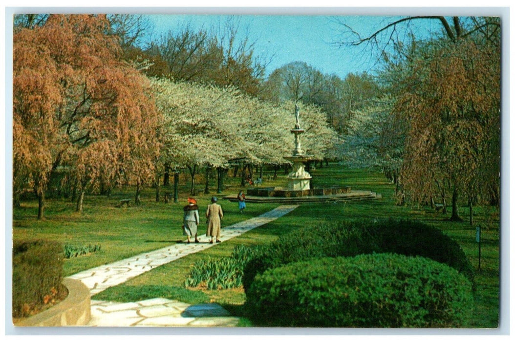 c1960 Josephine Gardens Brandywine Park Wilmington Delaware DE Vintage Postcard