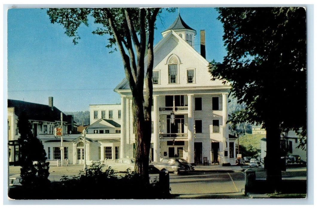 c1960 Thayers  Hotel Colonial Hotel Littleton New Hampshire NH Vintage Postcard