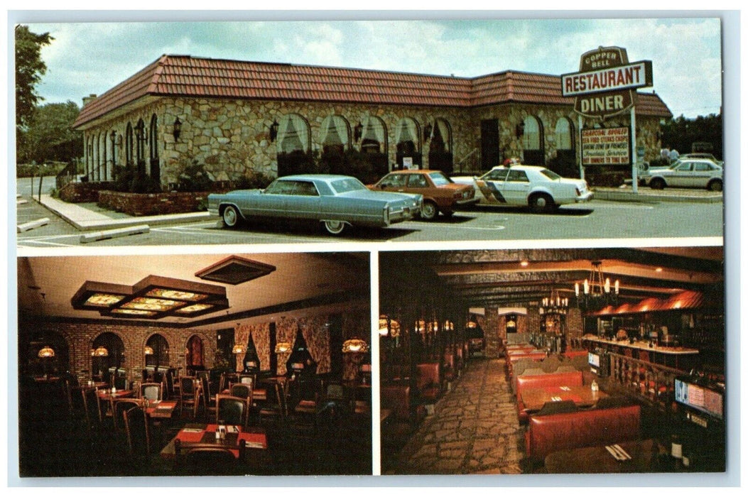 c1950's Copper Bell And Restaurant Windsor New Jersey NJ Multiview Postcard