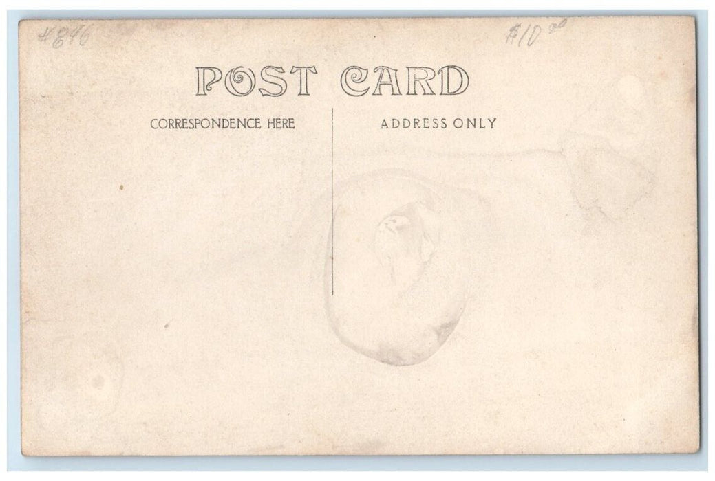 c1920's El Paso County Court House Building View Colorado CO RPPC Photo Postcard