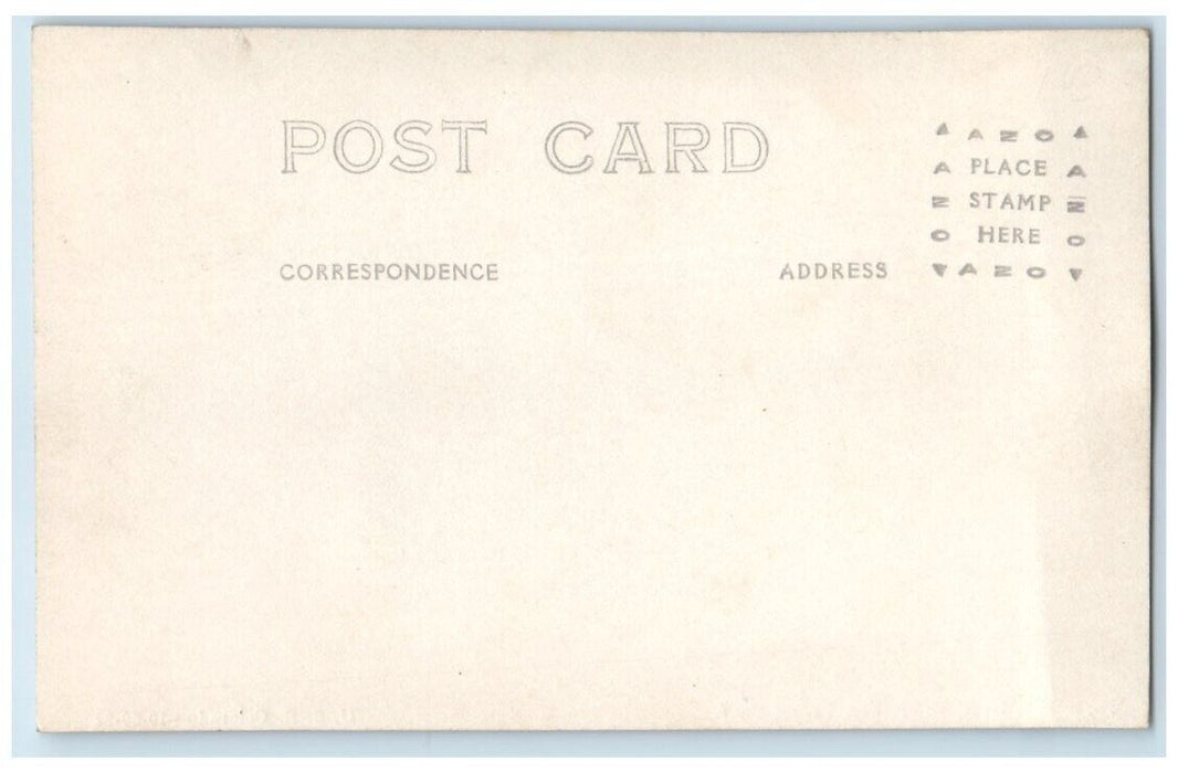 1924 US Navy USS Colorado Three Mile Breakwater San Pedro CA RPPC Photo Postcard