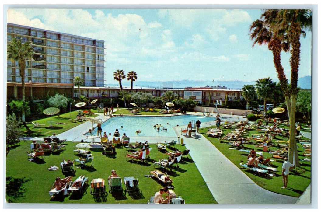 Stardust Hotel And Country Club Swimming Pool Las Vegas Nevada NV Postcard