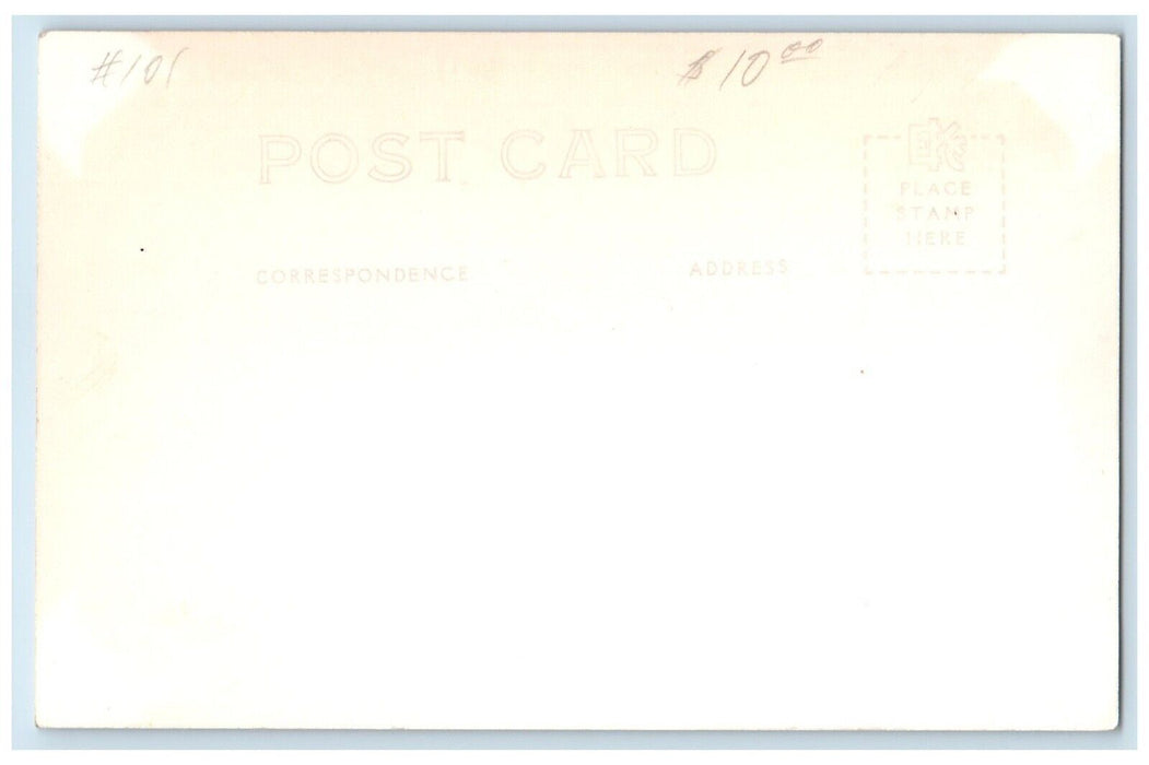 c1940's Court House Building Car Carrollton Missouri MO RPPC Photo Postcard