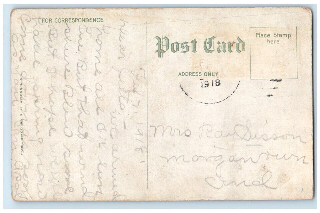 1918 Union Avenue National Military Park Vicksburg Mississippi Vintage Postcard
