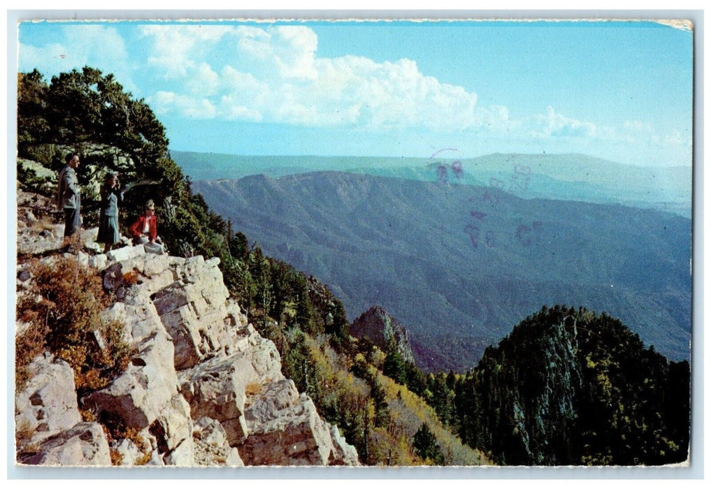 1982 Sandia Crest Sandia Mountains Albuquerque New Mexico NM Vintage Postcard