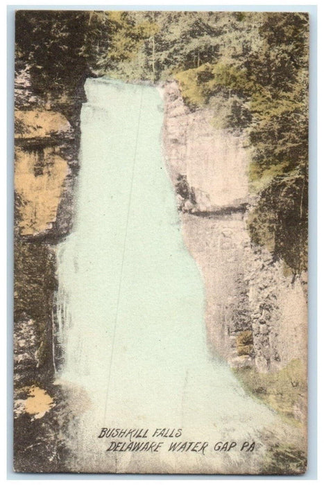 c1910's Bushkill Falls Delaware Water Gap Pennsylvania PA, Waterfalls Postcard