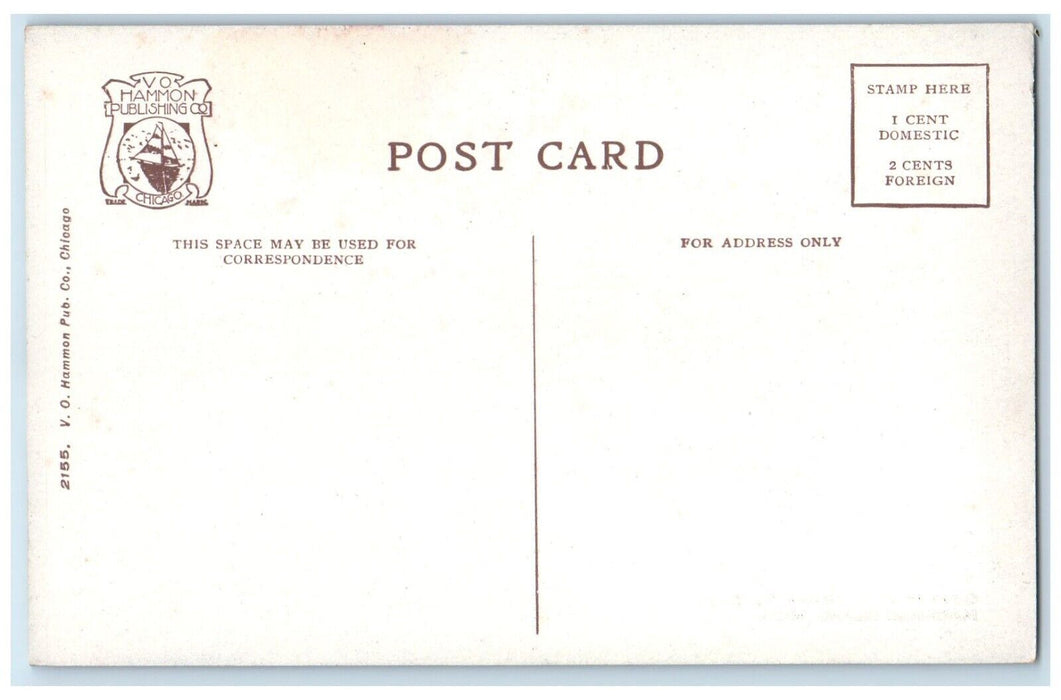 1910 Graves Unknown Soldiers Mackinac Island MI Vo Hammon Publishing CO Postcard