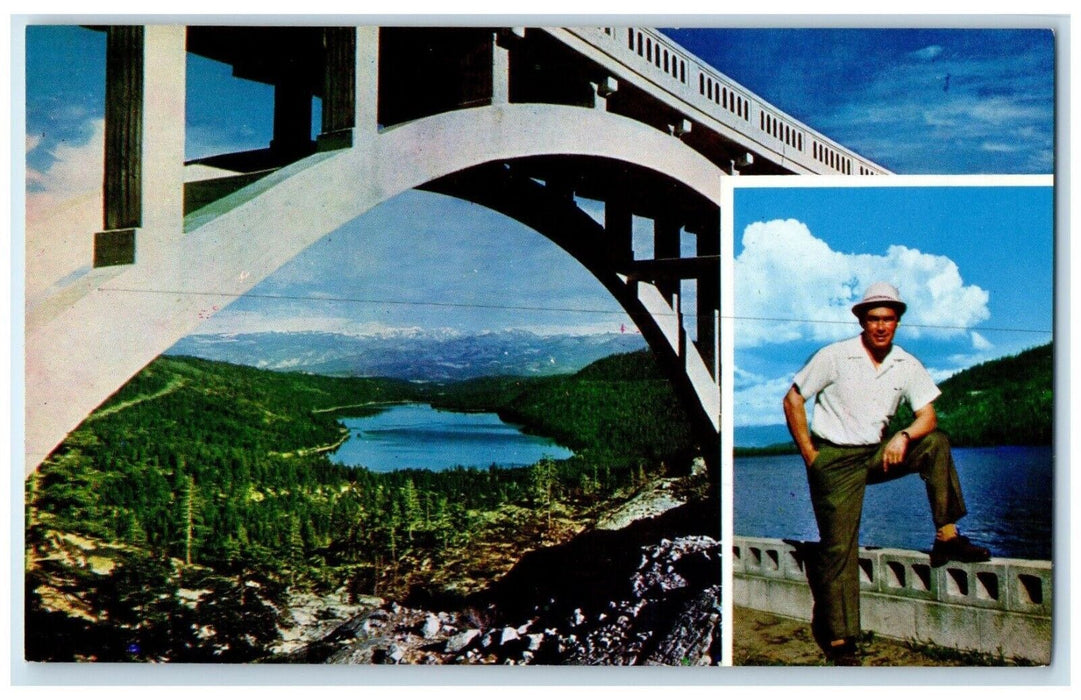 c1950's Carson White Real Estate Broker Truckee CA Advertising Vintage Postcard