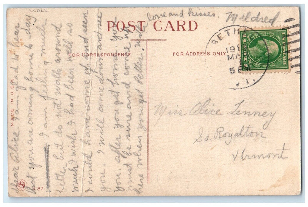 c1910's Indian Kids Me Lookin For One Squaw Wall Bethlehem PA Antique Postcard
