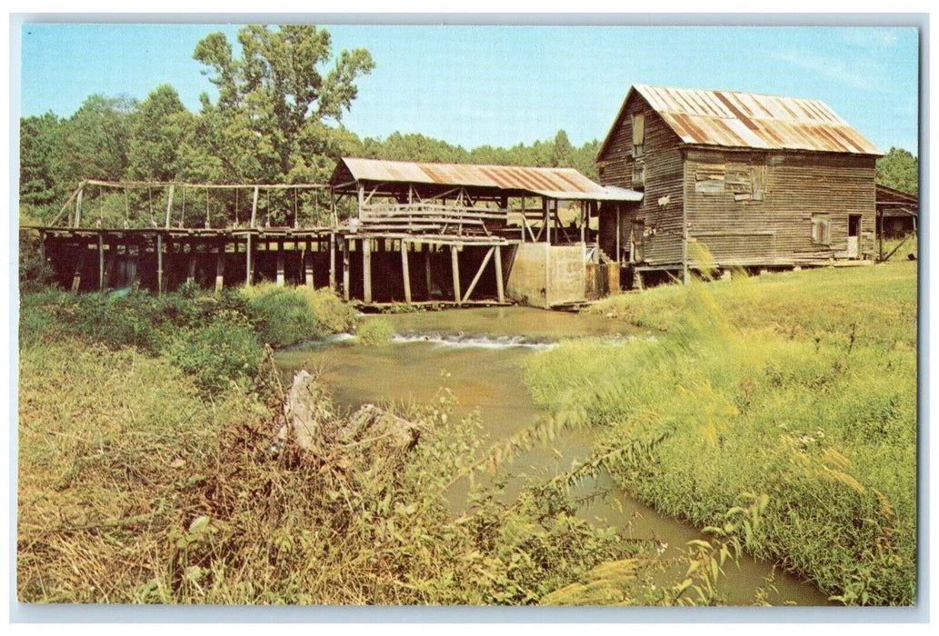 c1960 Sciples Mill George Old Mill North Dekalb Gholson Mississippi MS Postcard