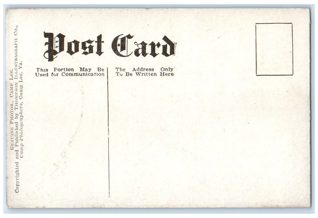 c1910's Bread Inspection Cooks And Bakers School Camp Lee VA Antique Postcard