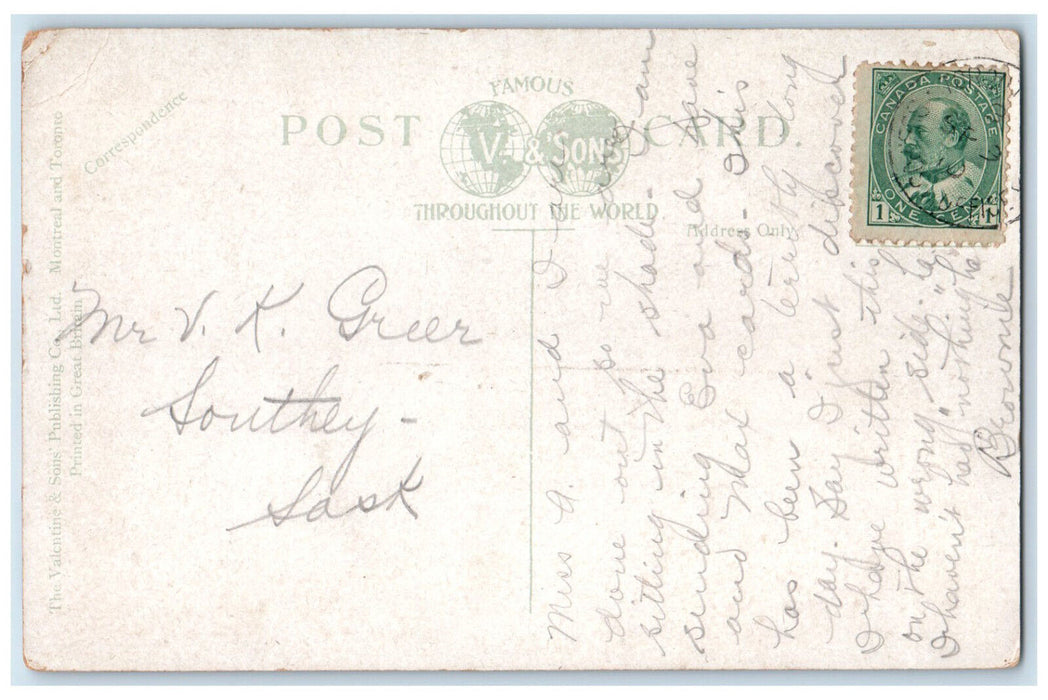 c1910 Riverdale Collegiate Institute Toronto Ontario Canada Posted Postcard