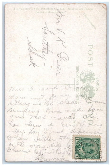 c1910 Riverdale Collegiate Institute Toronto Ontario Canada Posted Postcard