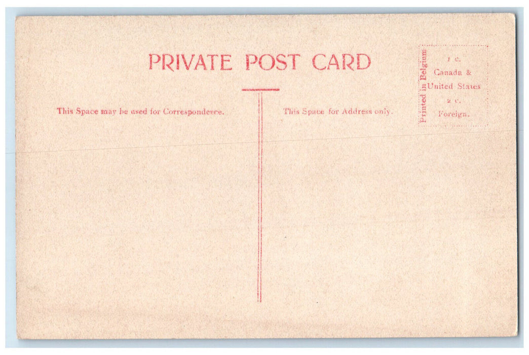 c1910 View of English Cathedral Quebec Canada Unposted Antique Postcard