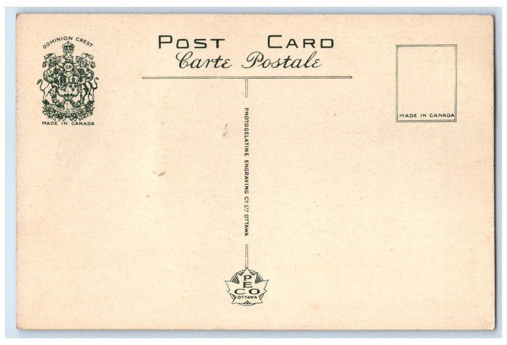c1940's University Hall McMaster University Hamilton Ontario Canada Postcard