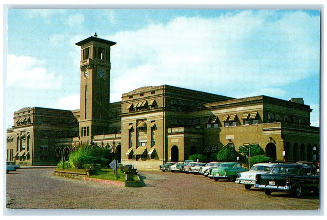 c1960 Missouri Pacific Passenger Station Exterior Little Rock Arkansas Postcard