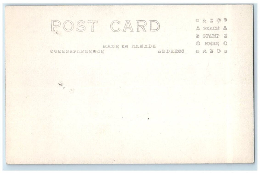 c1927 Windermere House Canoe Across Bay Lake Muskoka Canada RPPC Photo Postcard