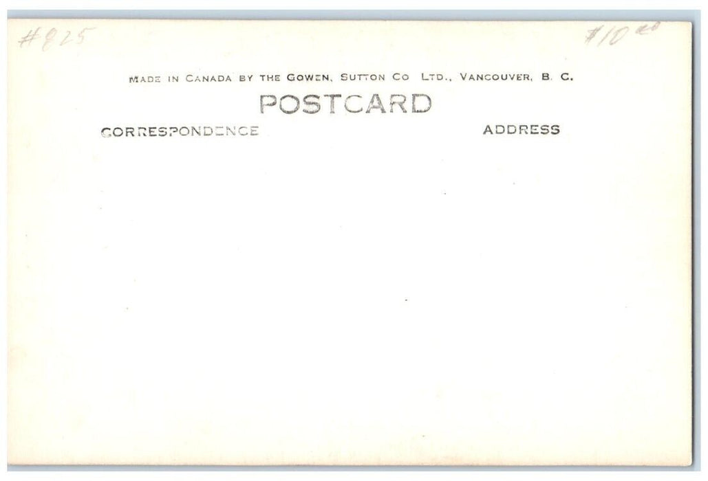 c1940's Whitehorse River Rapid Canoe Yukon Territory Canada RPPC Photo Postcard