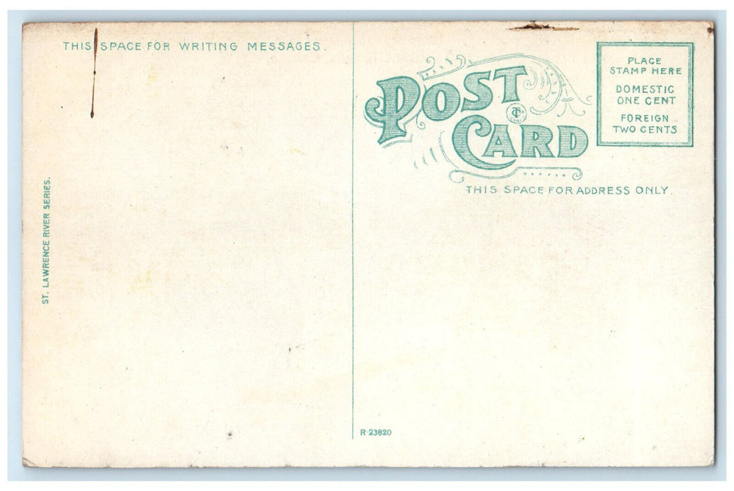 c1910 Entrance to Halstead Bay Thousand Islands Canada Unposted Postcard