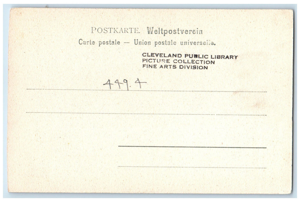 c1905 Presbischtor From West Böhm Switzerland Unposted Antique Postcard