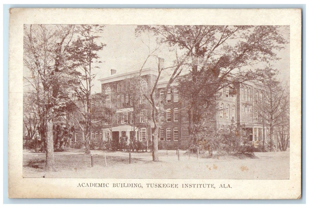 c1910's Academic Building Tuskegee Institute Alabama AL Posted Antique Postcard