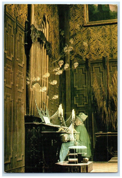 1988 Haunting Refrain Square Haunted Mansion Walt Disney World Florida Postcard