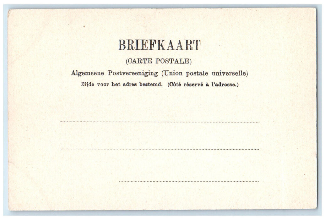 c1905 Frisian Museum in Leeuwarden Netherlands Antique Unposted Postcard