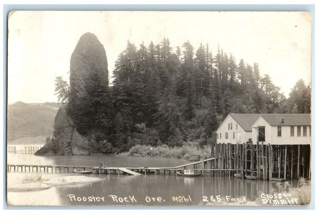 c1915 Church Street Looking West Cross Dimmitt Salem OR RPPC Photo Postcard