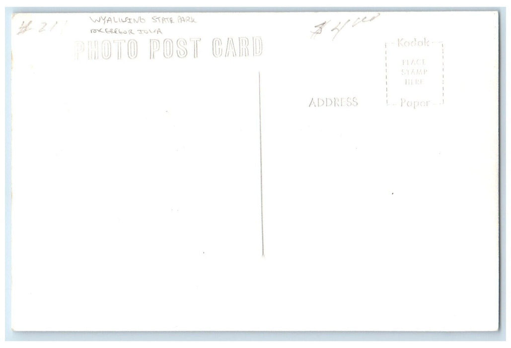 View Of Wyalusing State Park Steamer Ship Pikes Peak State RPPC Photo Postcard