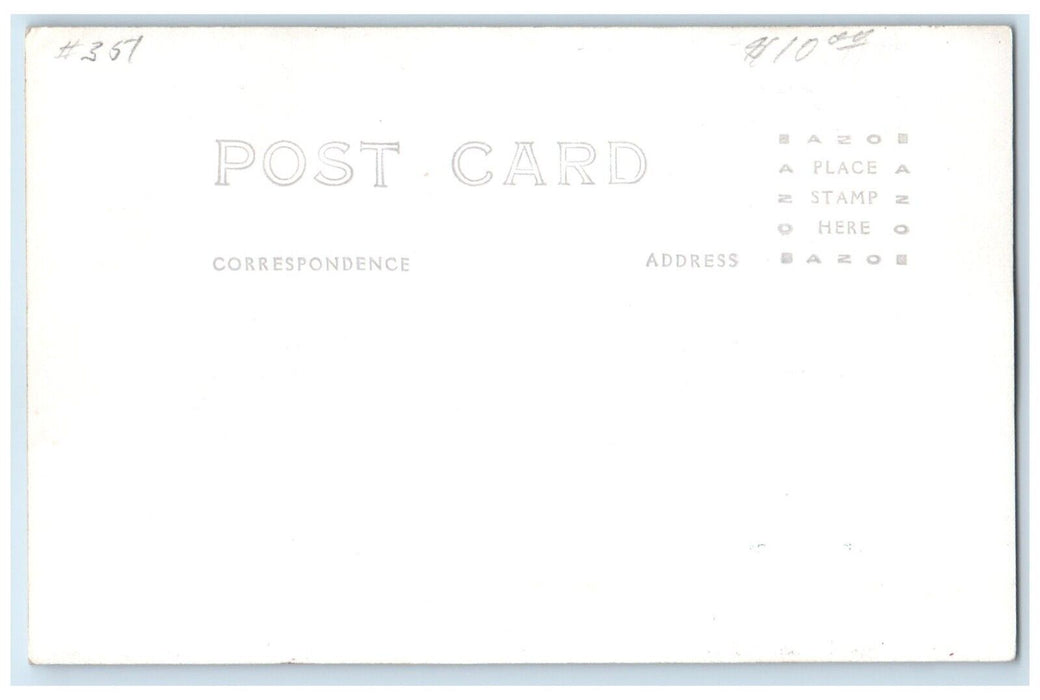 c1930's Many Glacier Hotel Glacier National Park MT RPPC Photo Vintage Postcard