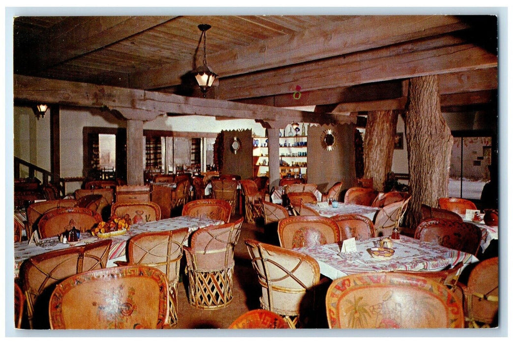 c1950's La Hacienda Dining Rooms Old Albuquerque New Mexico NM Vintage Postcard