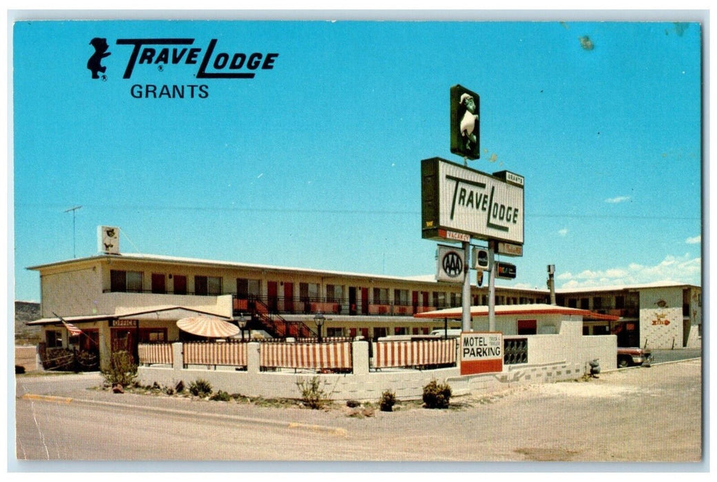 c1950's Travel Lodge Roadside View Grants New Mexico NM Vintage Postcard