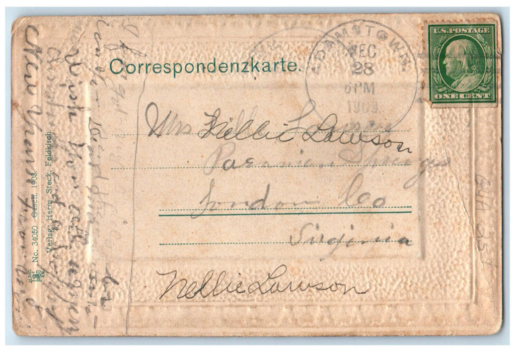 1909 Stella Matutina Feldkirch Vorarlberg Austria Antique Posted Postcard