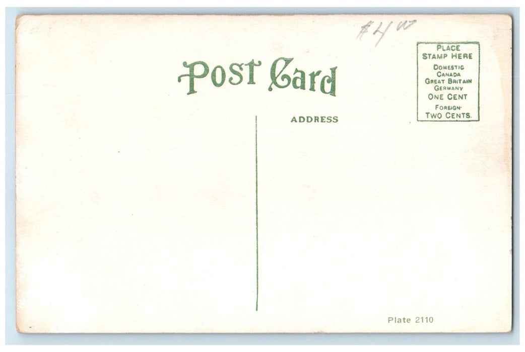 c1910's Ferry Boat City Of Vancouver Making Connection Portland OR Postcard