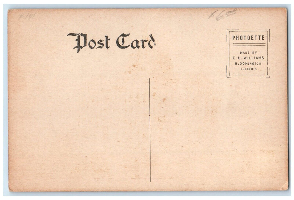 1910 Roadside View Logan County Court House Lincoln Illinois IL Vintage Postcard