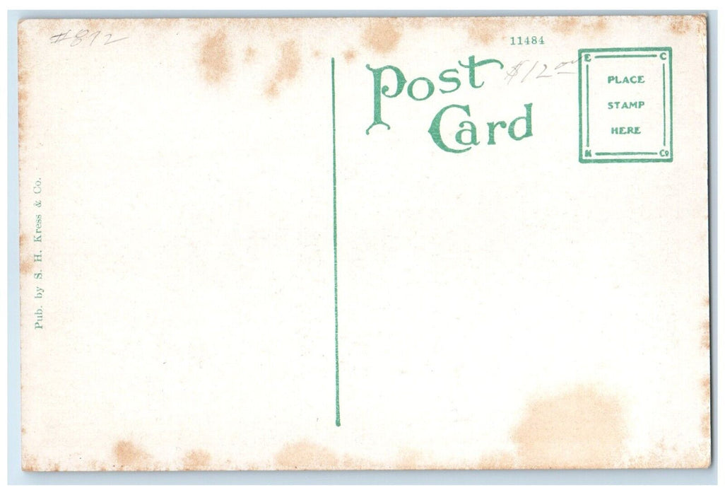 1920 Entrance State Fair Grounds Oklahoma City Oklahoma Antique Vintage Postcard