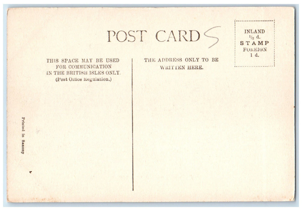 c1910 Fishing Boat Above Banavie Highland Council Area of Scotland Postcard