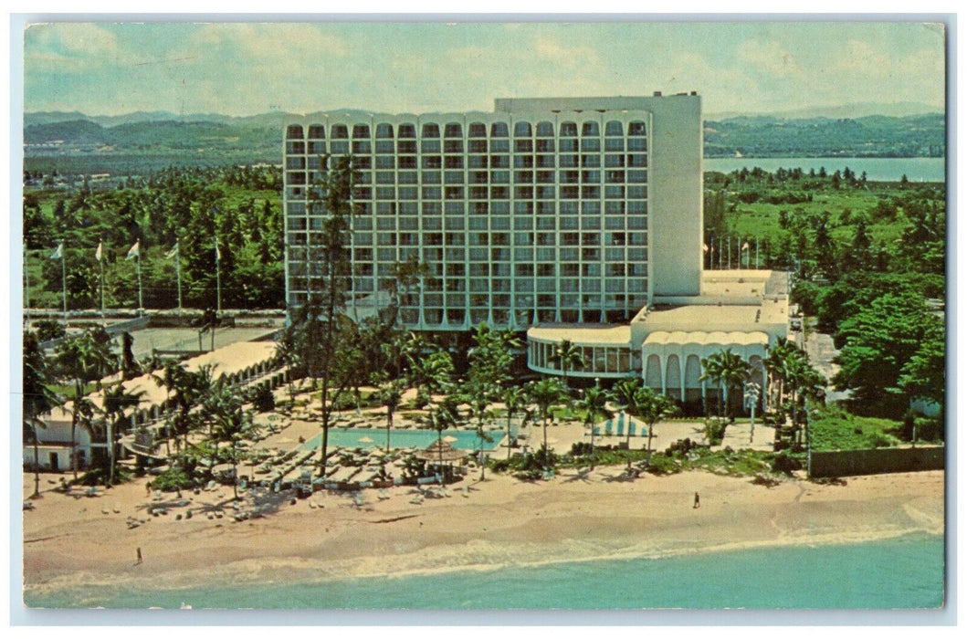 1964 A Loew's Hotel Americana of San Juan Puerto Rico Posted Vintage Postcard