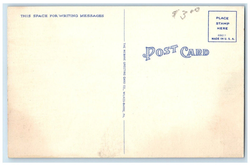 1940 State Teachers College Building Bloomsburg Pennsylvania PA Vintage Postcard