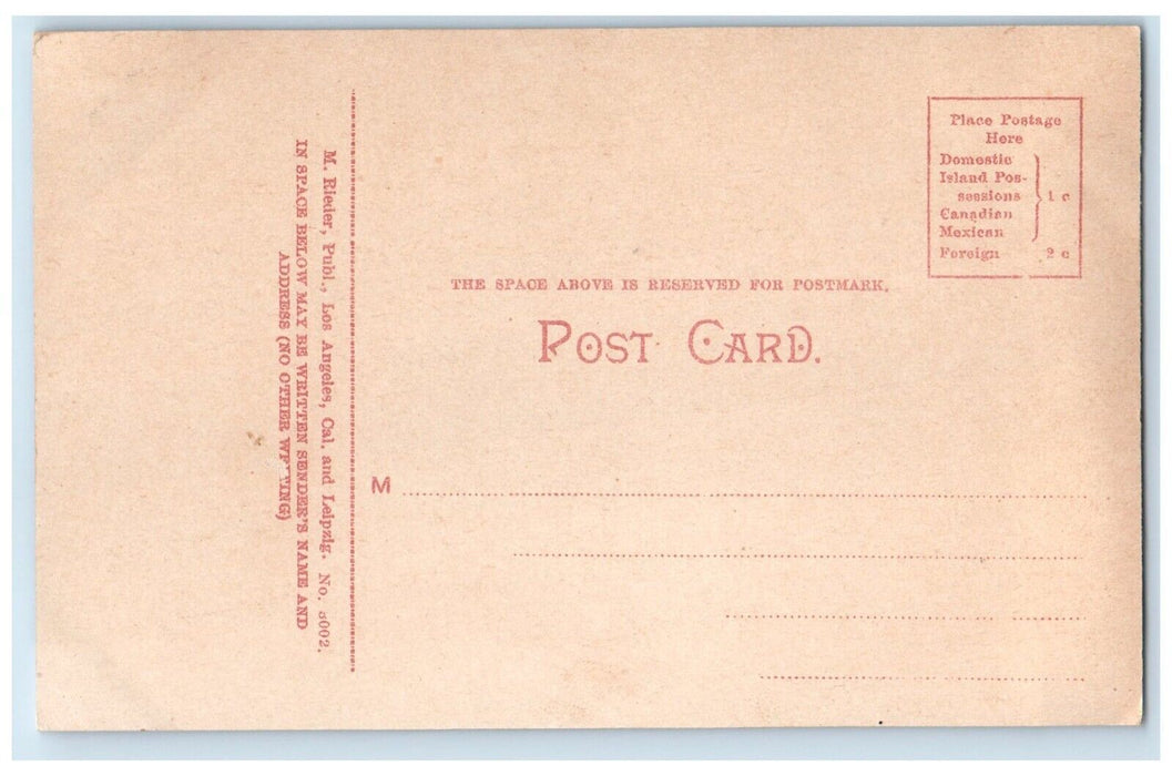 1906 Redlands California CA, From Smileys Heights Horse Carriage Postcard