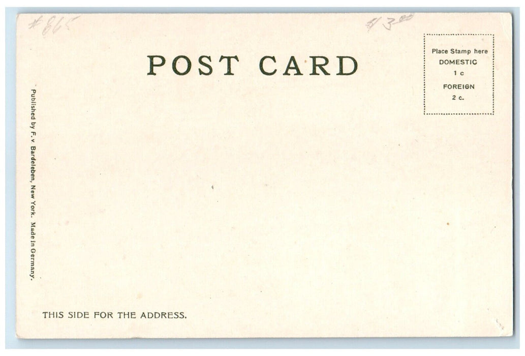c1905 Washington's Headquarters Cannon Newburg New York NY Antique Postcard