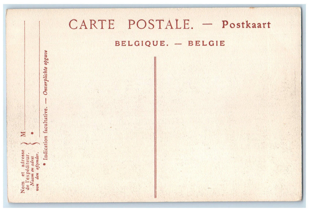 c1910 The Haie-Sainte Farm Waterloo Belgium Antique Unposted Postcard
