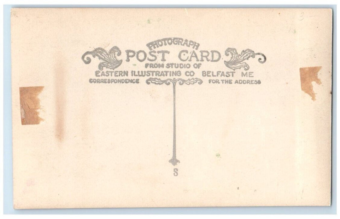 c1910's Trailside Gift Shop Store Building View Maine ME RPPC Photo Postcard