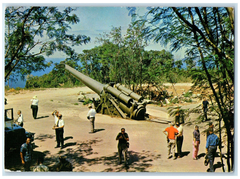 1964 Battery Hearn Corregidor Island Philippines Vintage Unposted Postcard