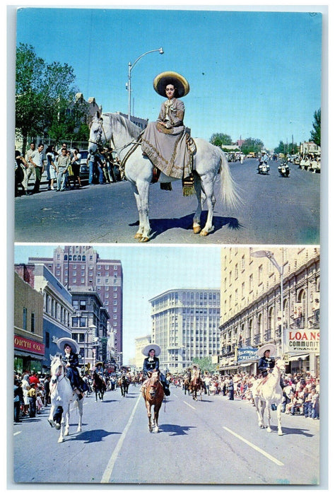 c1950's The National Charra Queen of Ciudad Juarez Chihuahua Mexico Postcard