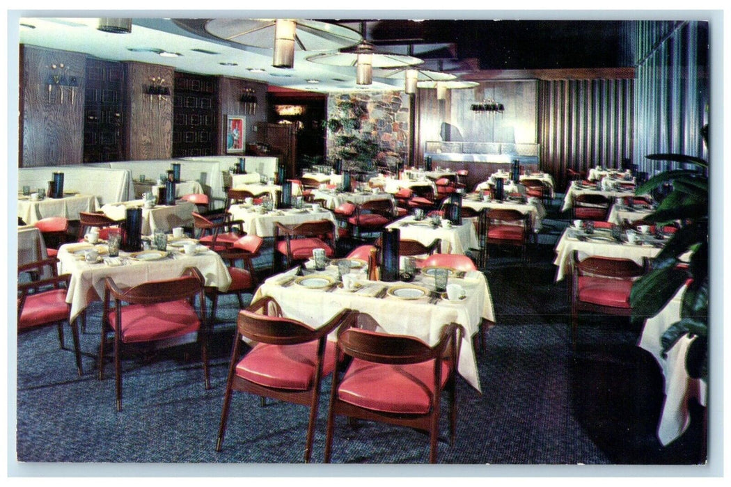 c1950's Glass House Restautant Broiler Room Interior Vinita Oklahoma OK Postcard